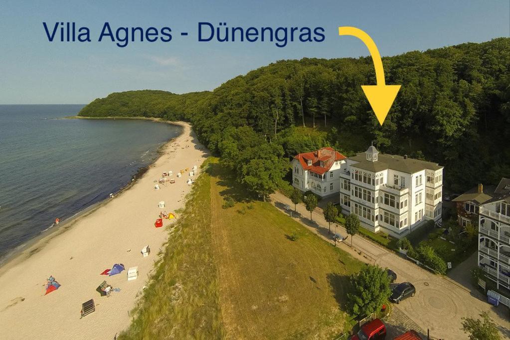 Villa Agnes Mit Meerblick-Loggia In Top Lage Am Strand - Duenengras Binz Kültér fotó